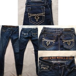 Women's rock revival jeans